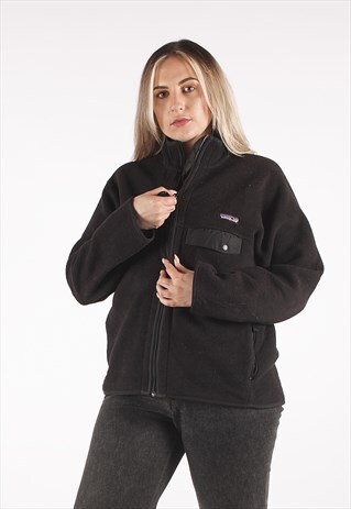 VINTAGE PATAGONIA SYNCHILLA BLACK FLEECE JACKET /NN1613