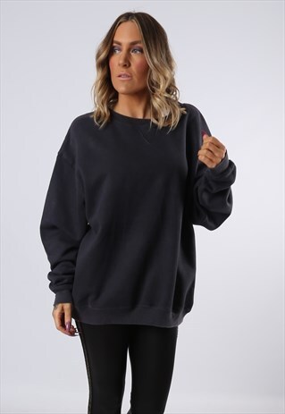 SWEATSHIRT JUMPER OVERSIZED PLAIN UK 20 (BCH)
