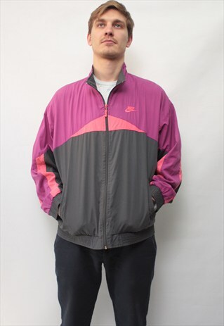 VINTAGE 90' OLDSCHOOL COOL PANELED NIKE PINK SWEATSHIRT