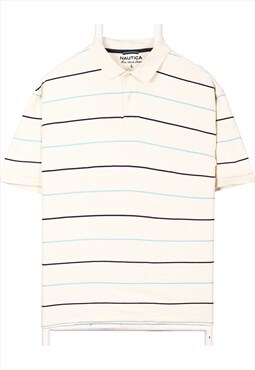 Vintage 90's Nautica Polo Shirt Short Sleeve Button Up