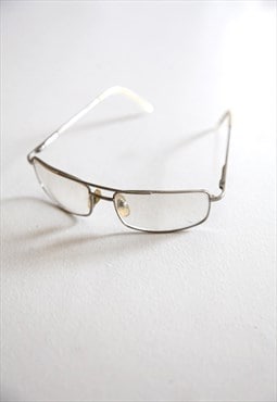 Vintage Silver Frame,  Clear lenses