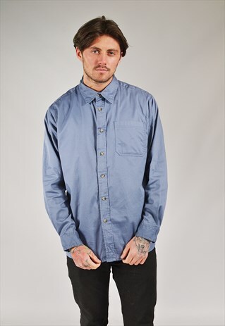 VINTAGE WRANGLER SHIRT PASTEL BLUE