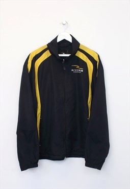Vintage Rivers jacket in black and yellow. Best fits XL
