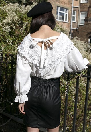 CROCHET LACE BLOUSE