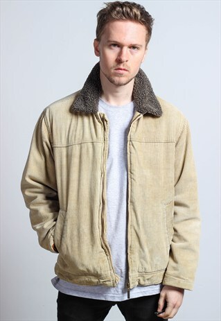 VINTAGE CORDUROY SHERPA JACKET