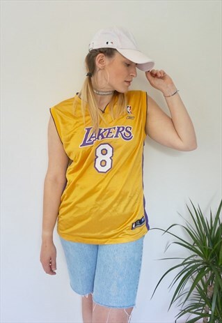 VINTAGE REEBOK BASKETBALL LAKERS TOP
