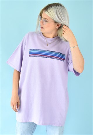 G&G UNISEX ORCHID CHUNKY BLUE RAINBOW S/S TEE