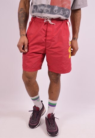 NORTH SAILS MENS VINTAGE SHORTS MEDIUM RED 90S