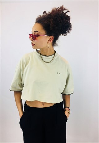 VINTAGE FRED PERRY CROP TOP