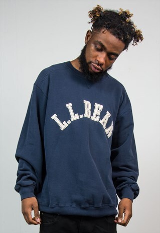 LL BEAN SPELLOUT SWEATSHIRT