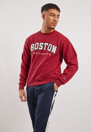 VINTAGE CHAMPION BOSTON UNIVERSITY SWEATSHIRT