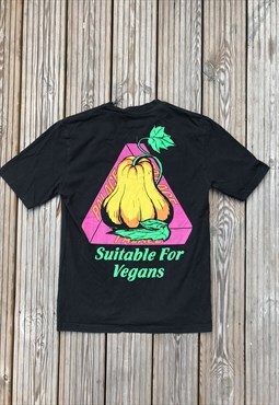 Palace Suitable For Vegans T-Shirt Black. 
