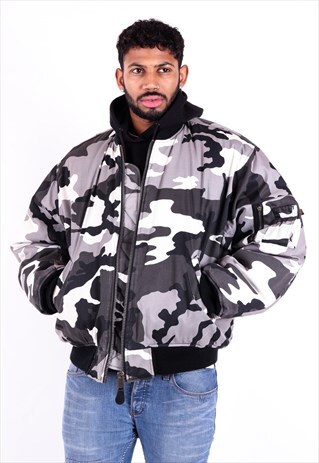 VINTAGE REVERSIBLE CAMO JACKET J3539