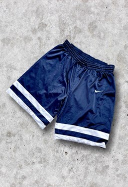 Vintage Nike 90s Reversible Shorts Blue XL