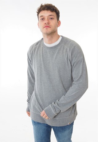 VINTAGE CARHARTT SWEATSHIRT WAIST LOGO GREY