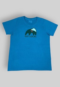 Patagonia Eat Local Graphic T-Shirt in Blue