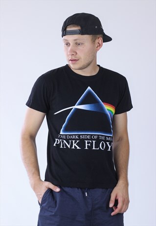 VINTAGE MENS PINK FLOYD THE DARK SIDE OF THE MOON T-SHIRT