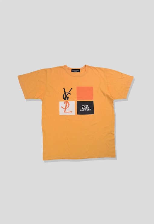 ysl orange t shirt