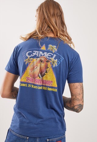 VINTAGE CAMEL GRAPHIC T-SHIRT