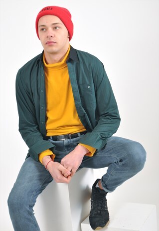 VINTAGE LONG SLEEVE SHIRT IN GREEN