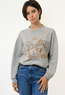 Retro ICEBERG Graphic Print Woman Sweatshirt 6931