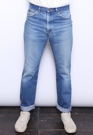 VINTAGE LEE REGULAR FIT BLUE DENIM JEANS