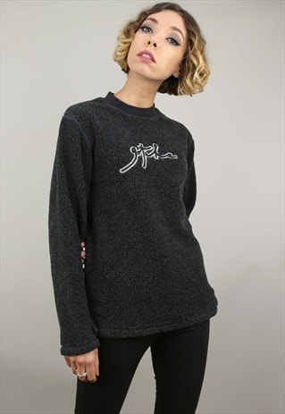 VINTAGE 90S GOTCHA TEDDY SHERPA FLEECE SWEATER
