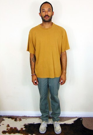 90S CLASSIC SPORTSWEAR WHEAT BROWN SHORT SLEEVE TEE XL