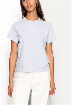 Women's Premium Blank T-Shirt - White Heather Grey