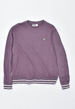 Vintage Fila Sweatshirt Jumper Purple