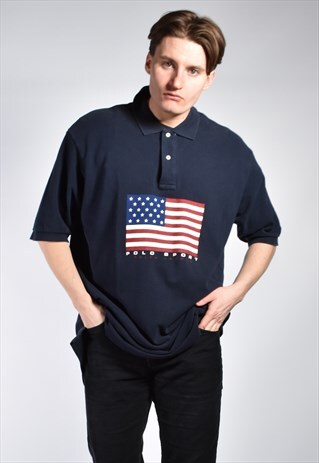 VINTAGE 90'S RALPH LAUREN POLO SPORT POLO SHIRT