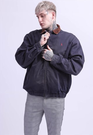 VINTAGE 90'S POLO RALPH LAUREN HARRINGTON INSULATED JACKET