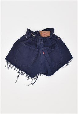 Vintage 00's Y2K Levis Shorts Denim Navy Blue