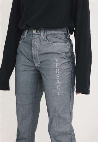 RARE VERSACE JEANS COUTURE CLASSIC HIGH WAIST TROUSER