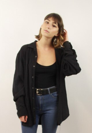 VINTAGE SOFT BLACK SHIRT