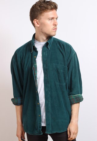 VINTAGE BLANKET LINED CORDUROY SHIRT