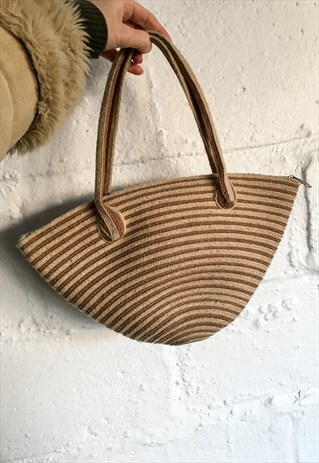 VINTAGE 70S JUTE BAG