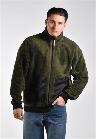 ADIDAS FULL ZIP SHERPA FLEECE JACKET