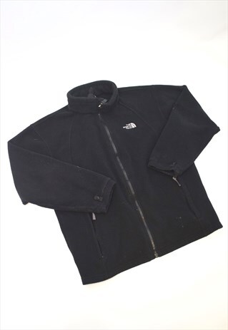 VINTAGE 90S THE NORTH FACE BLACK ZIP UP FLEECE