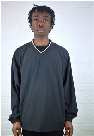 VINTAGE 90S ADIDAS NYLON PULLOVER GOLF JACKET