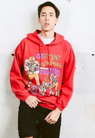 VINTAGE 80S GRAPHIC PRINT HOODIE