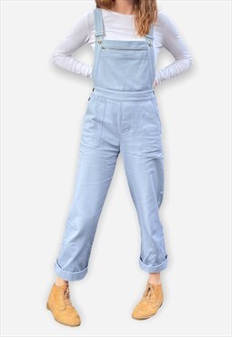 Light Blue Dungarees French Workwear Style Overalls Bibs