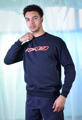 VINTAGE REEBOK NAVY SWEATSHIRT