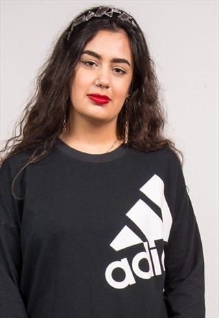 ADIDAS BLACK SWEATSHIRT