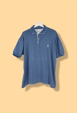 Vintage Ralph Lauren Polo Shirt in Blue XL