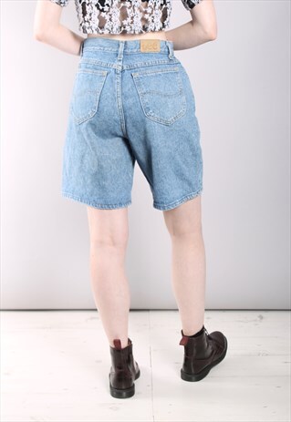 VINTAGE 90S LEE HIGH WAISTED DENIM SHORTS