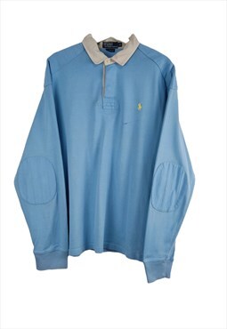 Vintage Ralph Lauren Polo Shirt in Blue XL