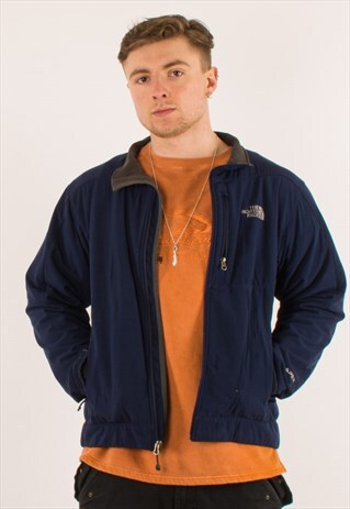 VINTAGE NAVY NORTH FACE WINDWALL FLEECE XXL