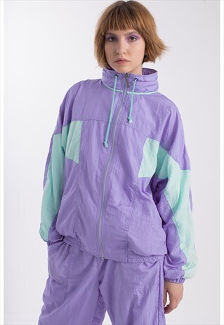 LAVENDER NYLON SPORT JACKET