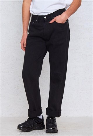VINTAGE BLACK BIG STAR DENIM JEANS